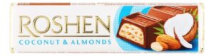 Bar Čok Mle Badem Kokos 38 g Roshen