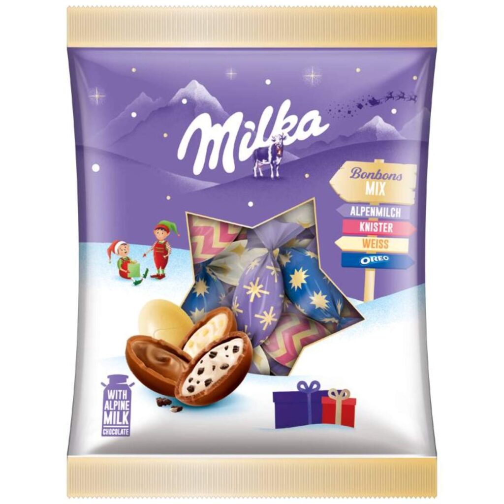 Milka Xmas Bonbon Bag 130 g