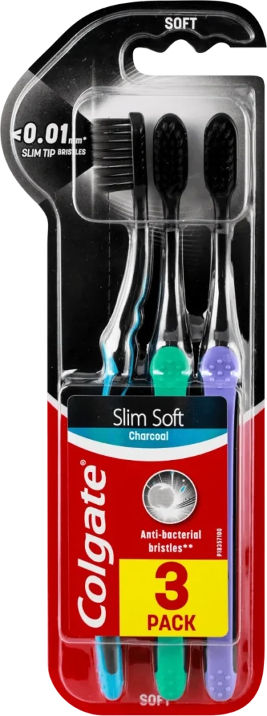 Colgate četkica s Slim Charcoal 3/1