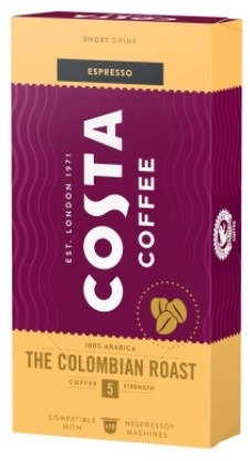 Kapsule Colombian Roa 10/1 Costa Coffee