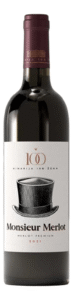 Vino crv.Monsieur Merlot 100 Zena 0,75 l