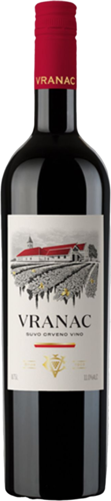 Vino Crv Vranac 0,75 l Čoka