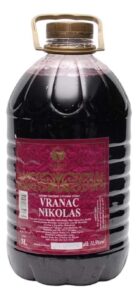 Vino Vranac Pet 3 l Nikolas