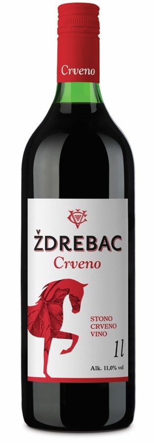Vino Crveno Ždrebac 1 l Čoka