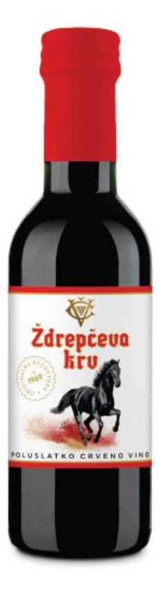 Vino Zdrepceva krv Vinoprod.Coka 0,187 l