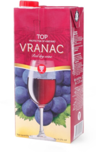 Vino Vranac Brik 1 l Vino Zupa