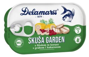 Skuša sa Povrćem Garden 125 g Delama