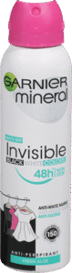 deo Spray Women Mineral Invisi Black White & Colors 150 ml