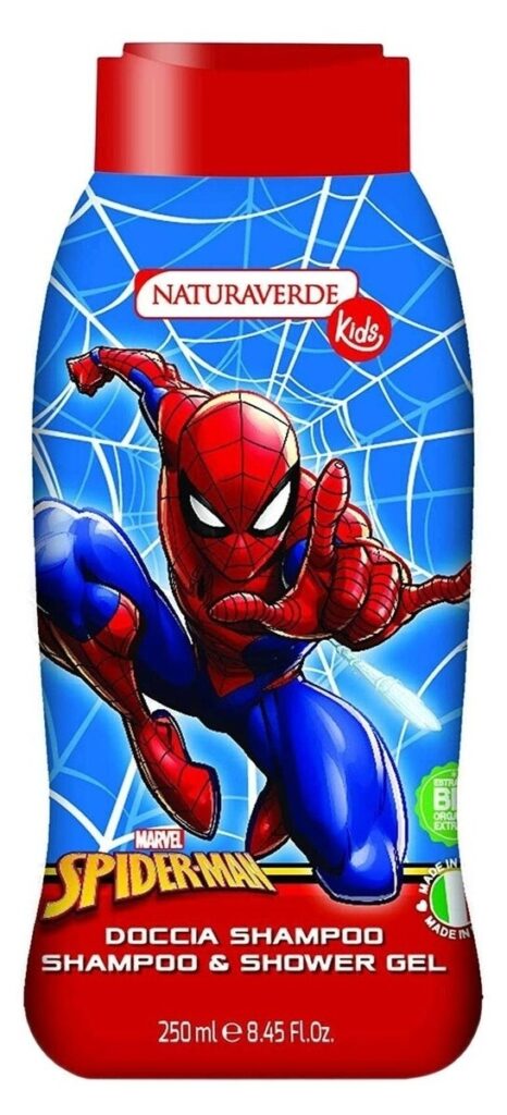 Šampon Gel Tuš Spiderman 250 ml Adm