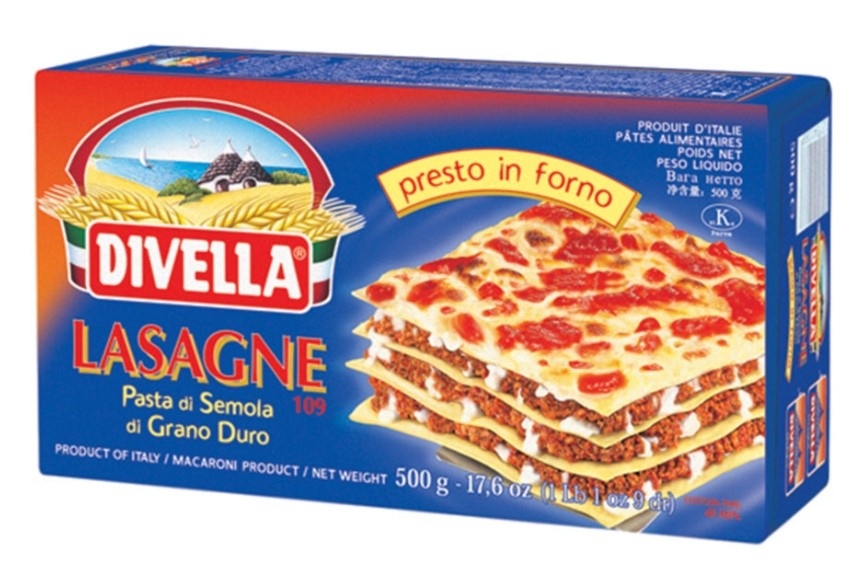 Lasagne di Samola 500 g Divella
