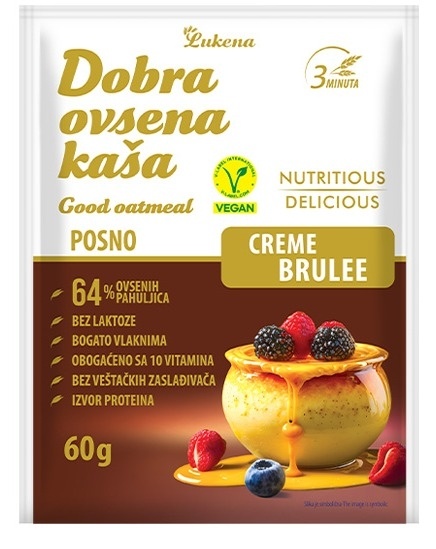 Kaša Dobra Ovsena Creme Brulee 60 g