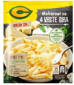 Dodatak Makaroni 4 sira C 30 g