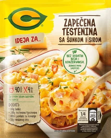 Začin za Testenine i Šunku Sir 39 g