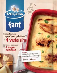 Vegeta fant Zapeč Pil 4 vr Sira 40 g
