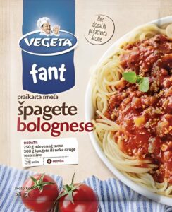 Vegeta fant Špagete Bolognese 58 g