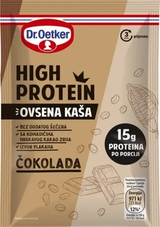 Kaša Ovs High Prot Čok 64 g Dr.oetk
