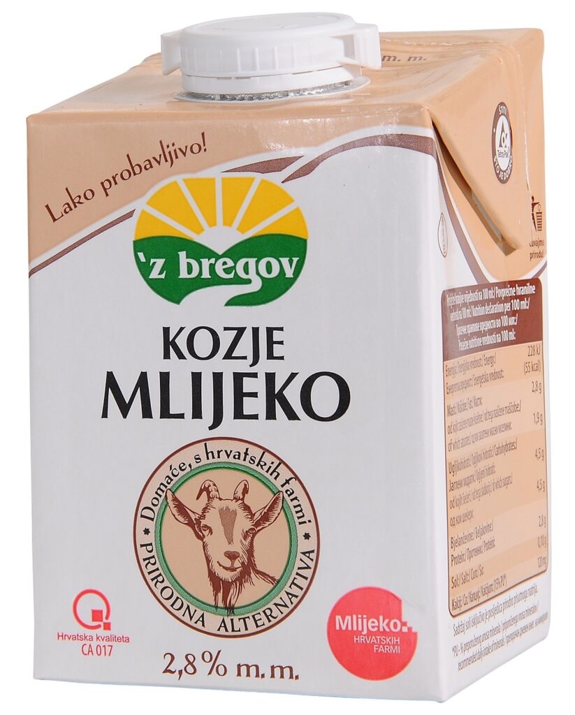 Mleko Uht 2.8% Kozje 0,5 l tb z br