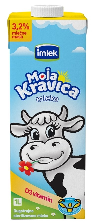 Mleko ster.3.2%mm D3/AD TB Moja krav 1 l