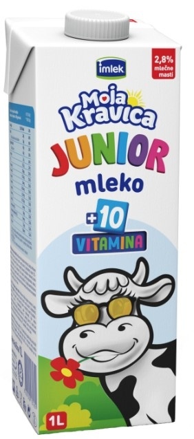 Moja kravica junior UHT mleko 2.8%mm 1 l