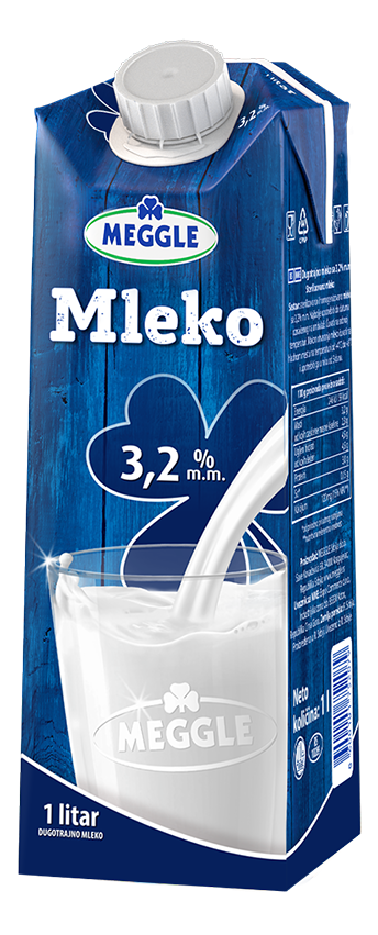 Meggle mleko Uht 3,2%mm 1 l tp