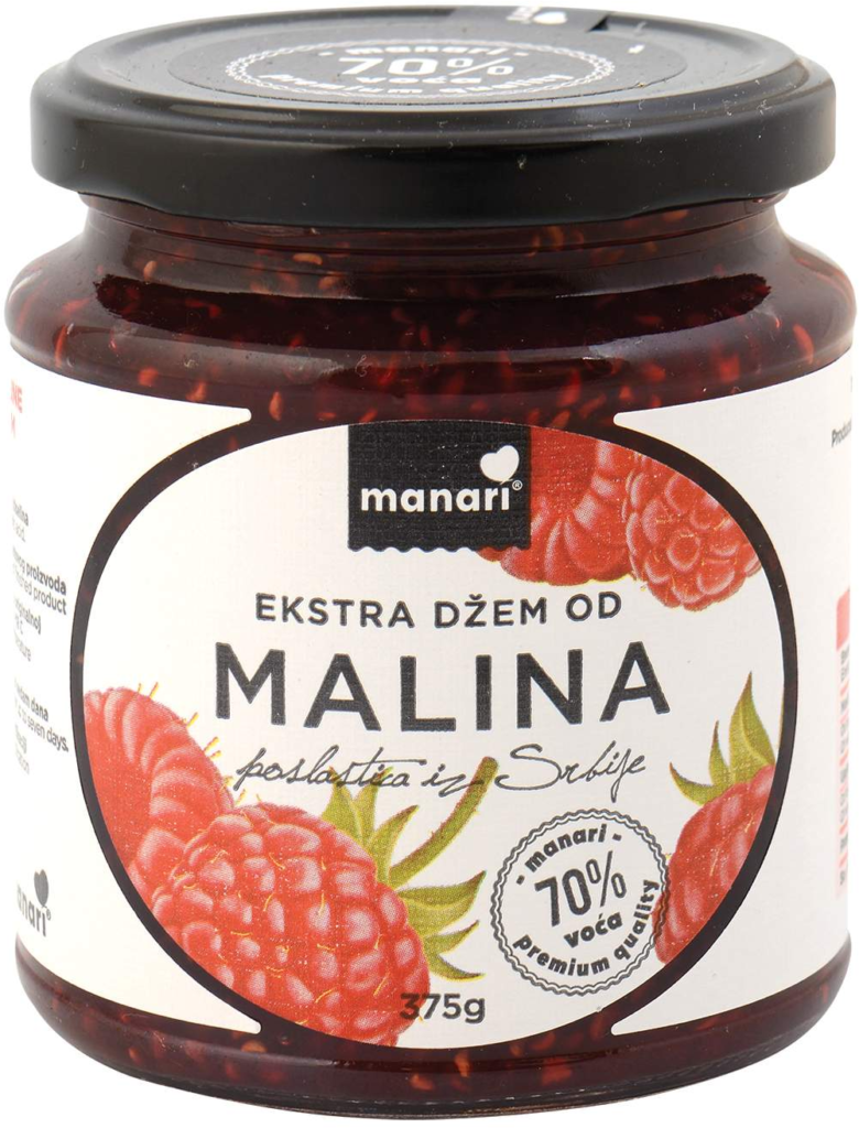 Džem Malina 375 g Manari Kopiko