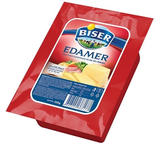 Edamer 45%mm Biser 250 g