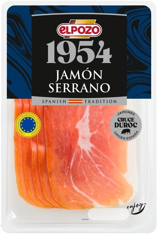 Pršut Serrano Slajs 80 g Elpozo