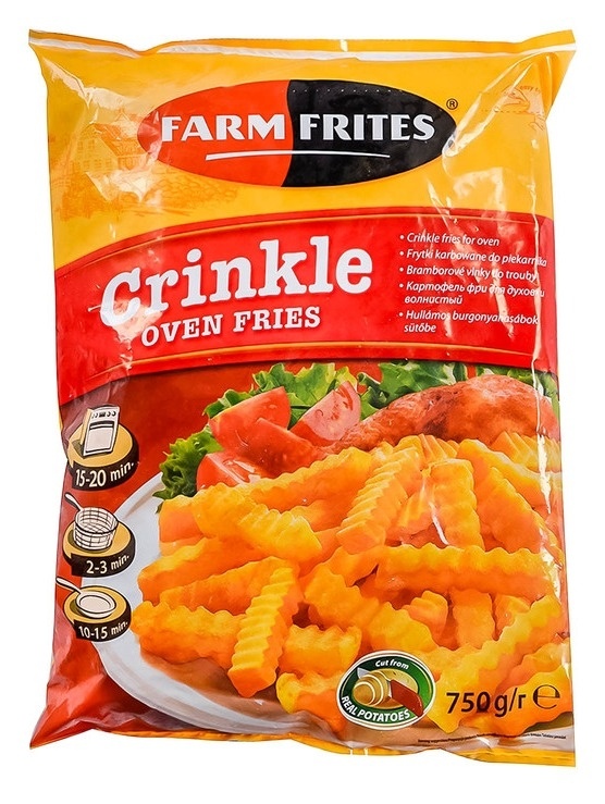 Pomfrit Talasasti 750 g Farm Frites