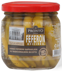Feferona Oficirka 210 g Pronto