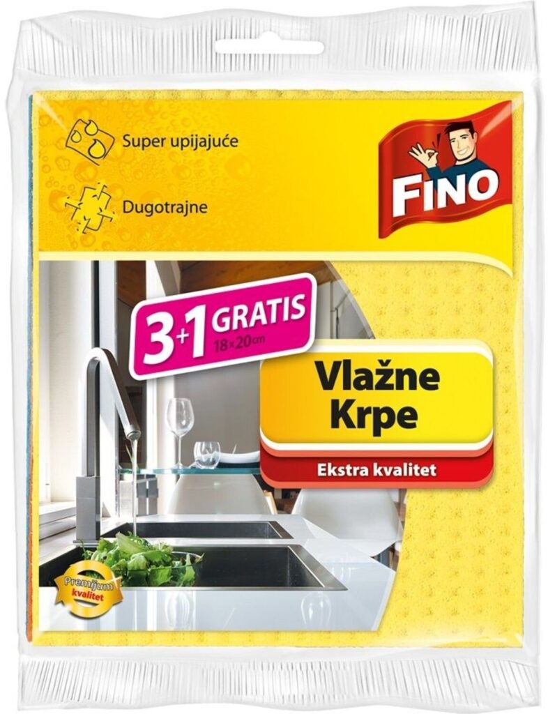 Krpa Fino Vlažna 18x20cm 3/1 Interc