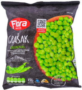 Grašak Smrz 400 g Flora