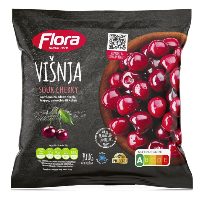 Višnja Smrz 300 g Flora