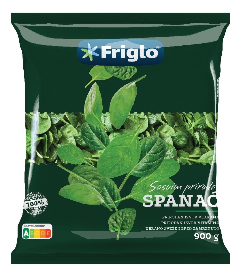 Spanać u Briketima Smrz 900 g Friglo
