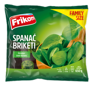 Frikom spanać Briketi 650 g