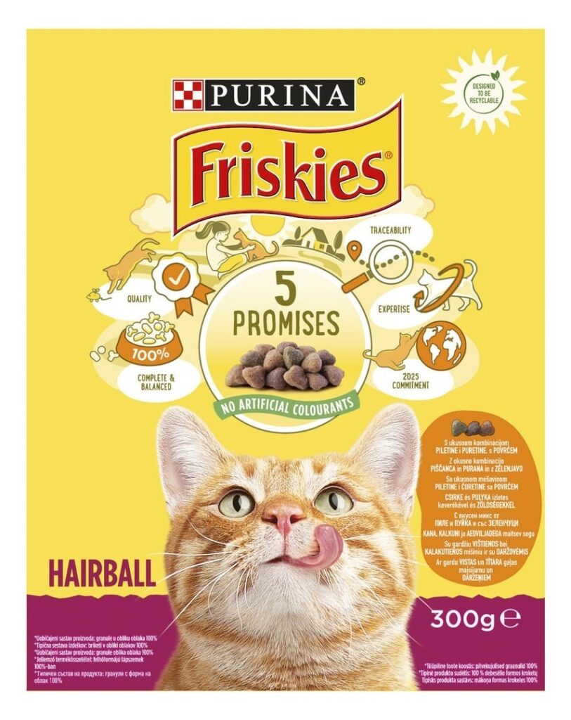 Friskies granule za macke hairball 300 g