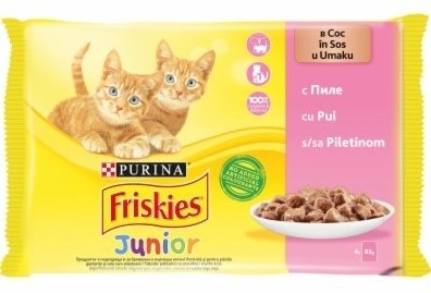Preliv za Mačke mp Junior 4x 85 g Fri