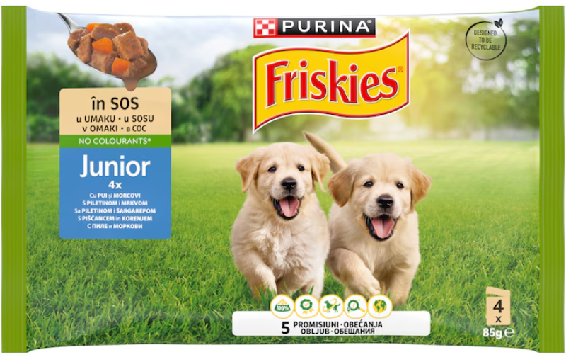 Hrana Pas Fris Jun Kom Sos Pil4x 85 g