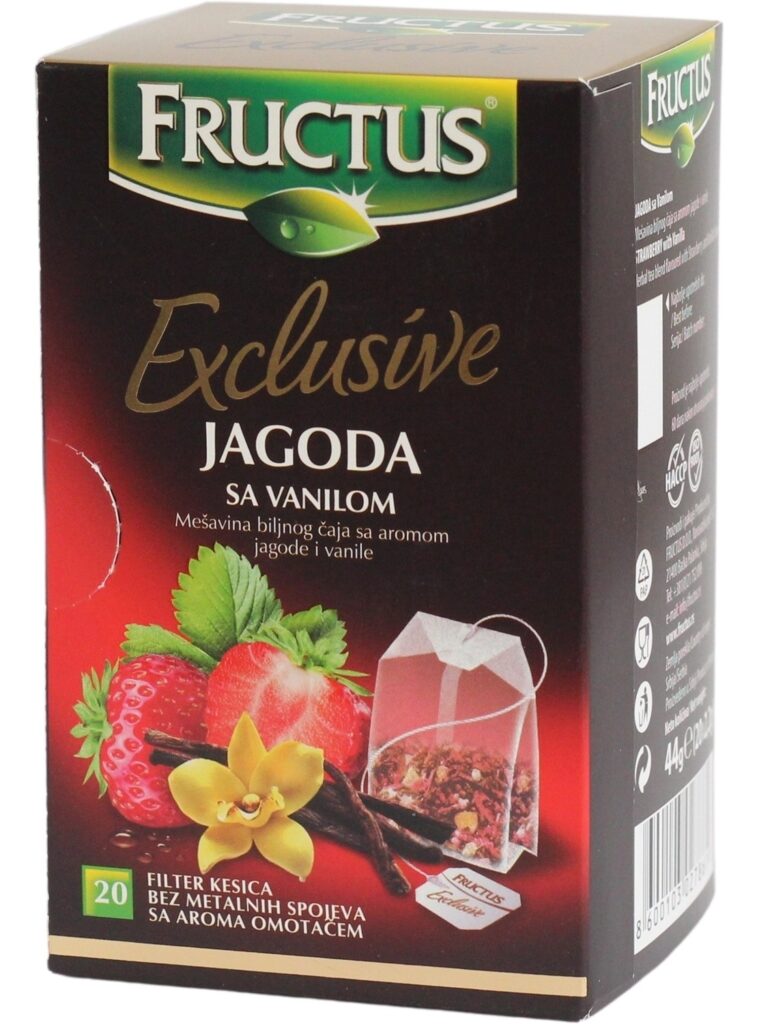 Čaj Jagoda sa Vanilom 44 g Fructus