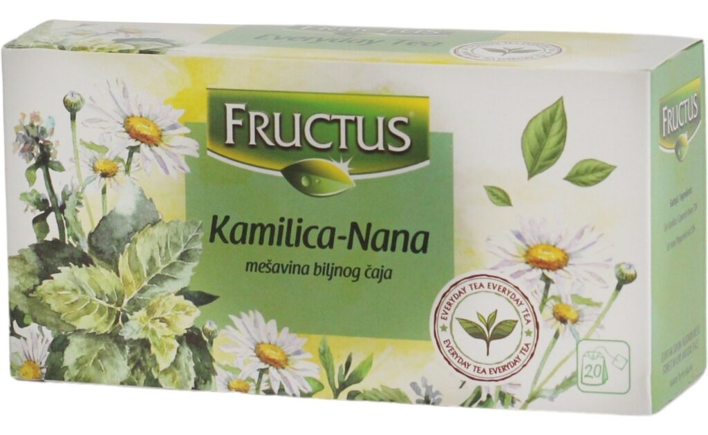 Čaj Kamilica&nana 20 g Fructus