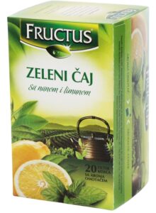 čaj zeleni sa nanom i limunom 30 g