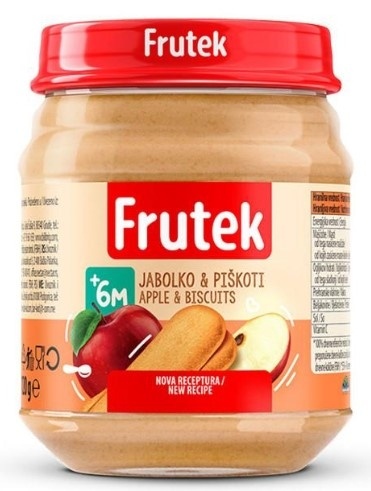 Kašica Frutec Jab Piškota 120 g Fruc