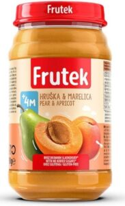 Kašica Kajsija Kruška Frutek 190 g
