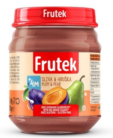 Kašica Frutec Šljiva 120 g Fructal