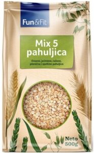 Pahuljice Mix 5 500 g Fun&fit