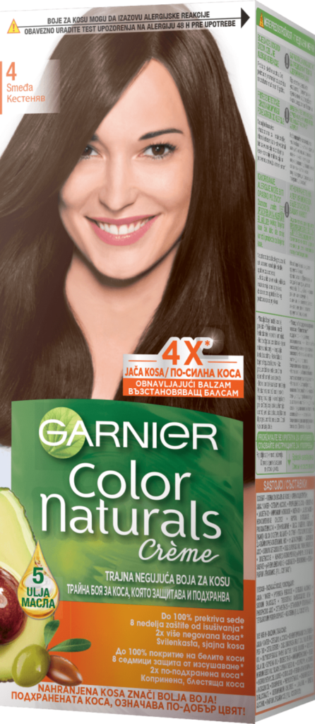 Garnier farba/kosu kestenjasta 4