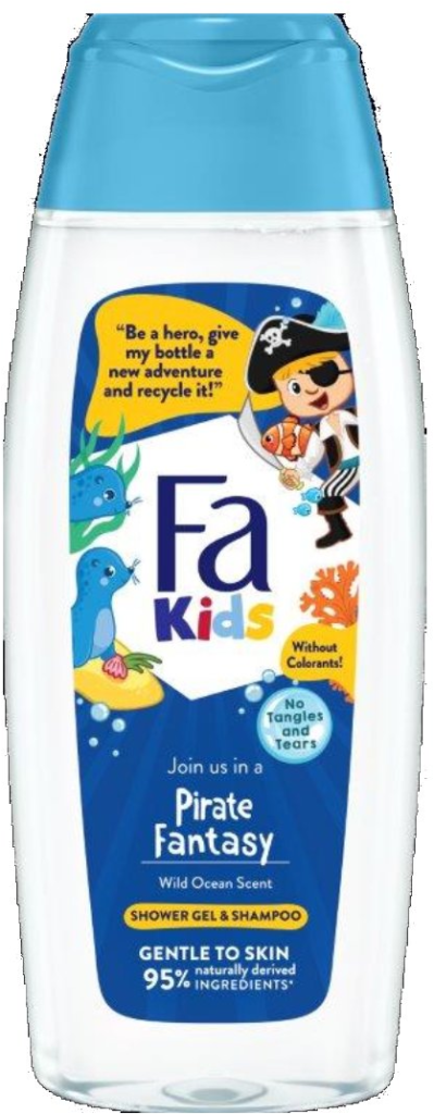 Gel za tusiranje Pirate FA kids 400 ml