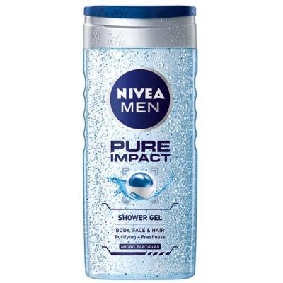 Nivea gel/tusir.Pure Impact men 250 ml