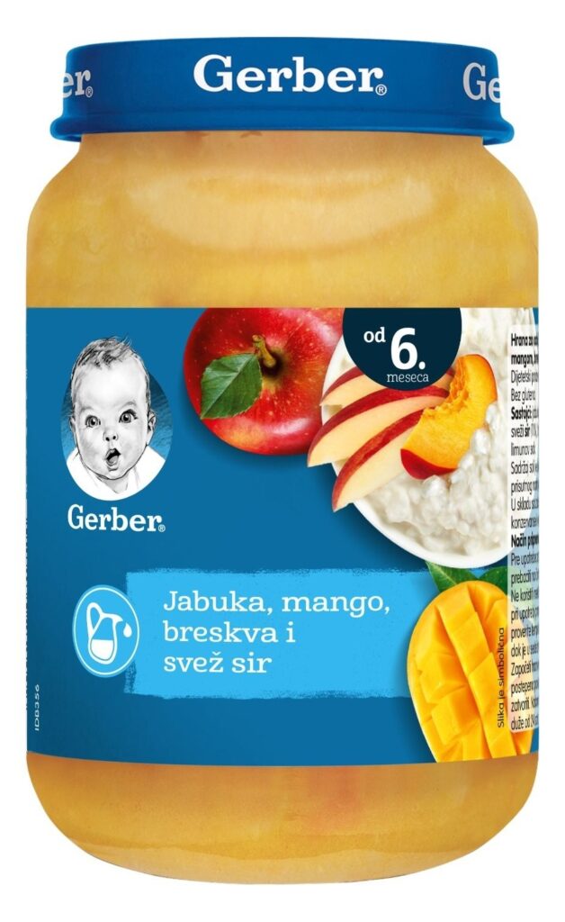 Kašica Jab Man Bres sv Sir 190 g Gerb