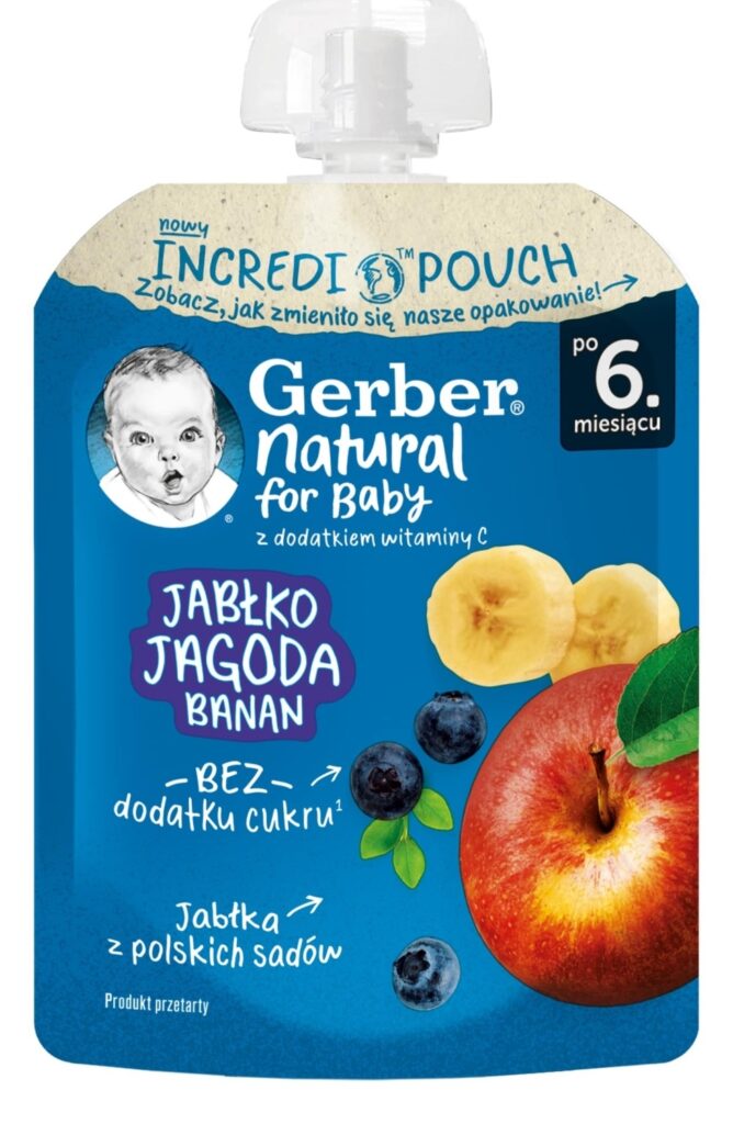 Pouch Jabuka Borov Banan 80 g Gerber