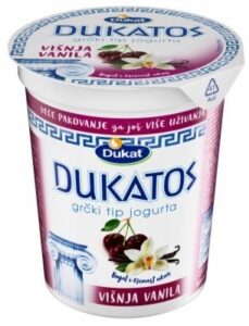 voćni jogurt visnja vanila Dukatos 400 g